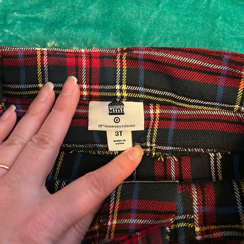 Harajuku Mini for Target boy plaid skinny pants - Picture 3 of 6